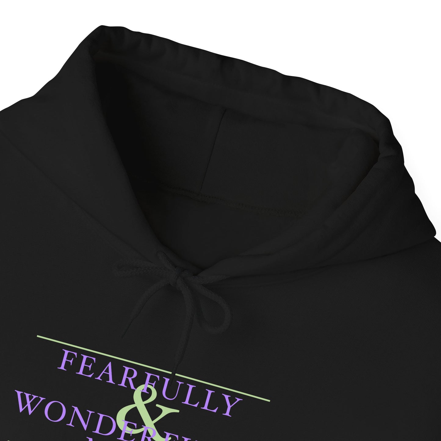 Fearfully and Wonderfully Made - Purple Women's Hooded Sweatshirt