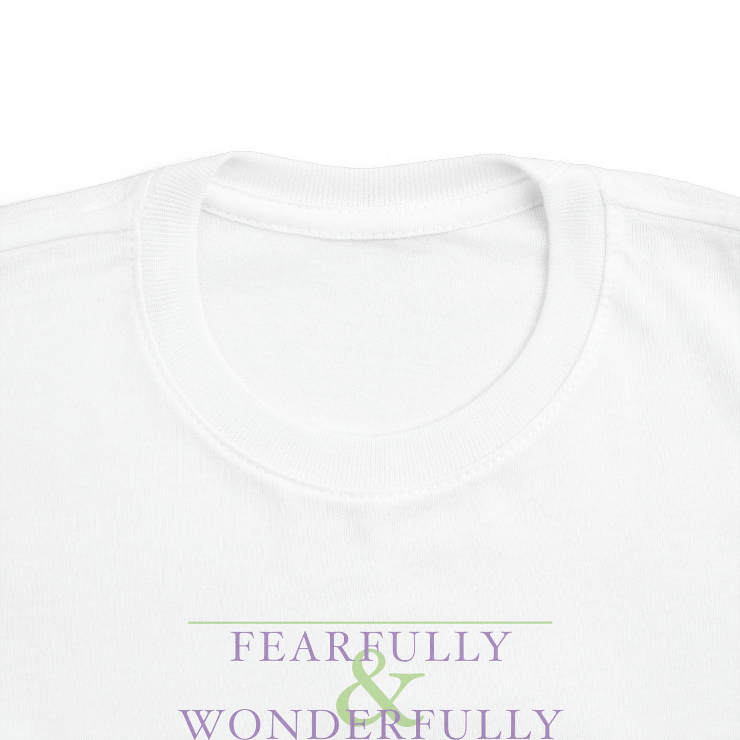 Fearfully and Wonderfully Made - Purple Toddler T-Shirt