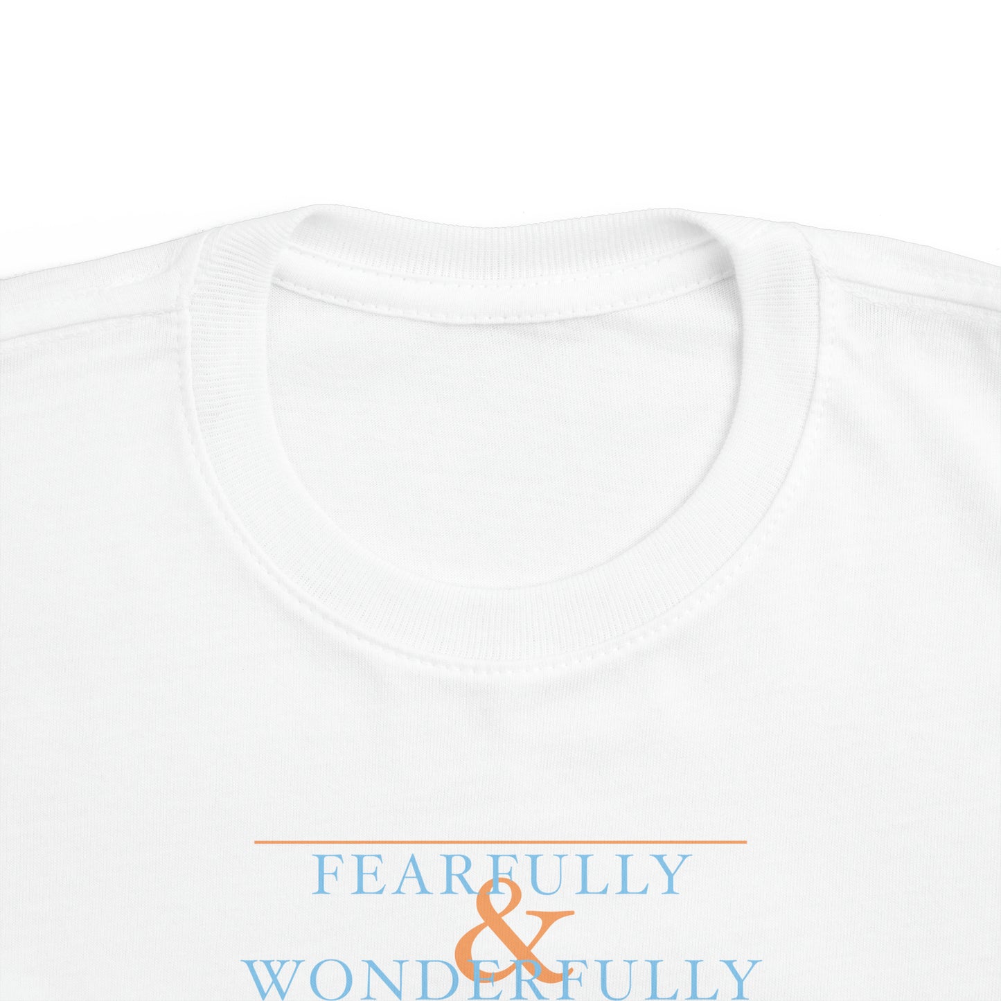 Fearfully and Wonderfully Made - Blue Toddler T-Shirt
