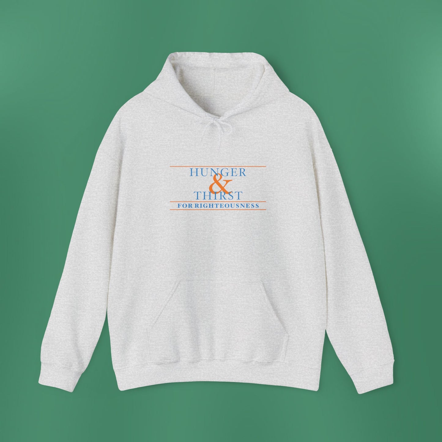 Hunger and Thirst - Blue Hooded Sweatshirt