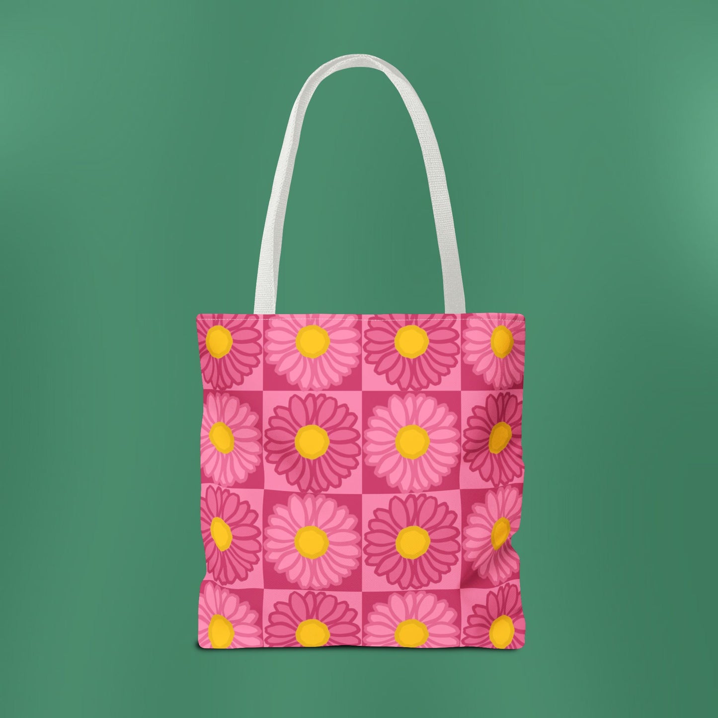 Isaiah 40:8 - Pink Daisy Tote Bag