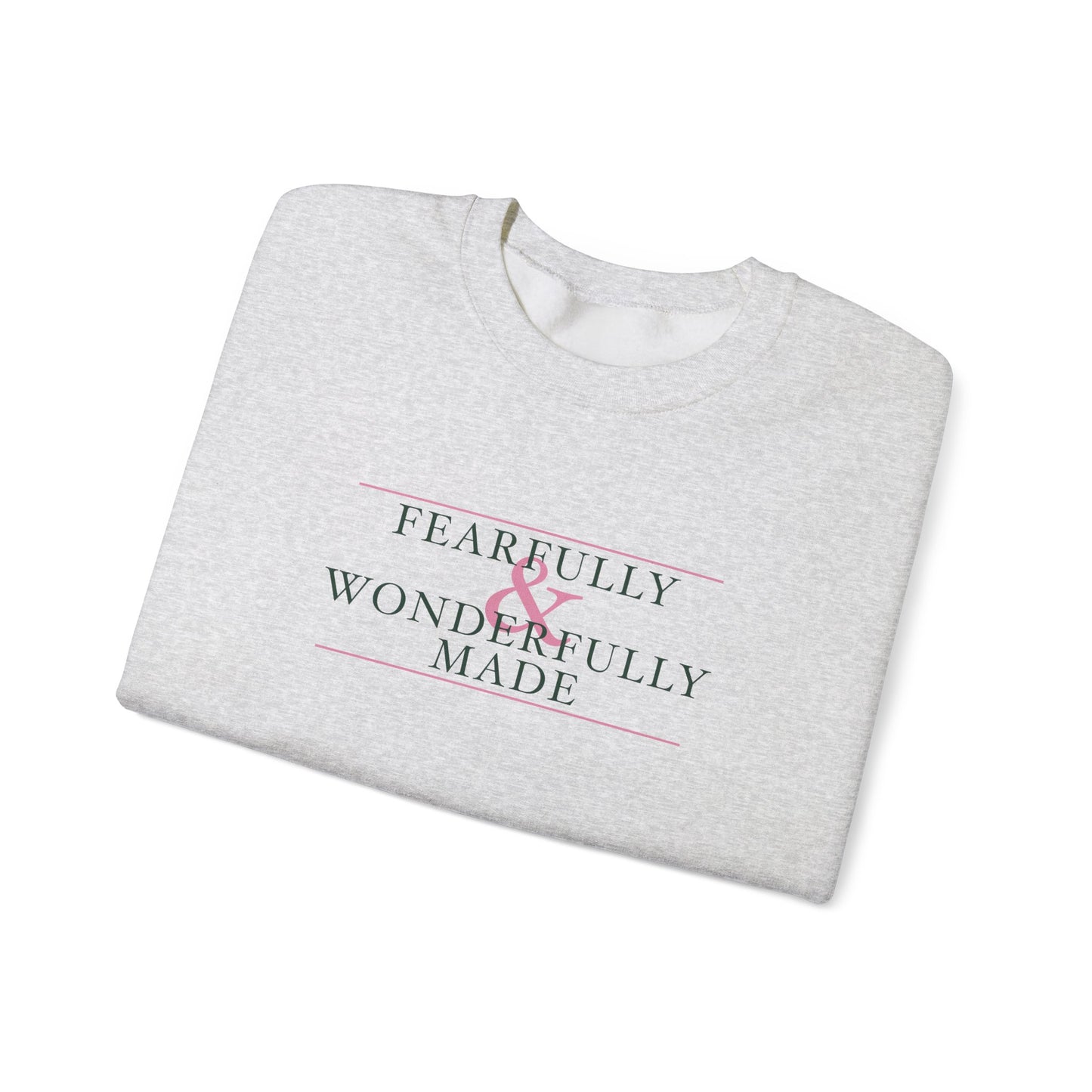 Fearfully and Wonderfully Made - Green Women's Crewneck Sweatshirt