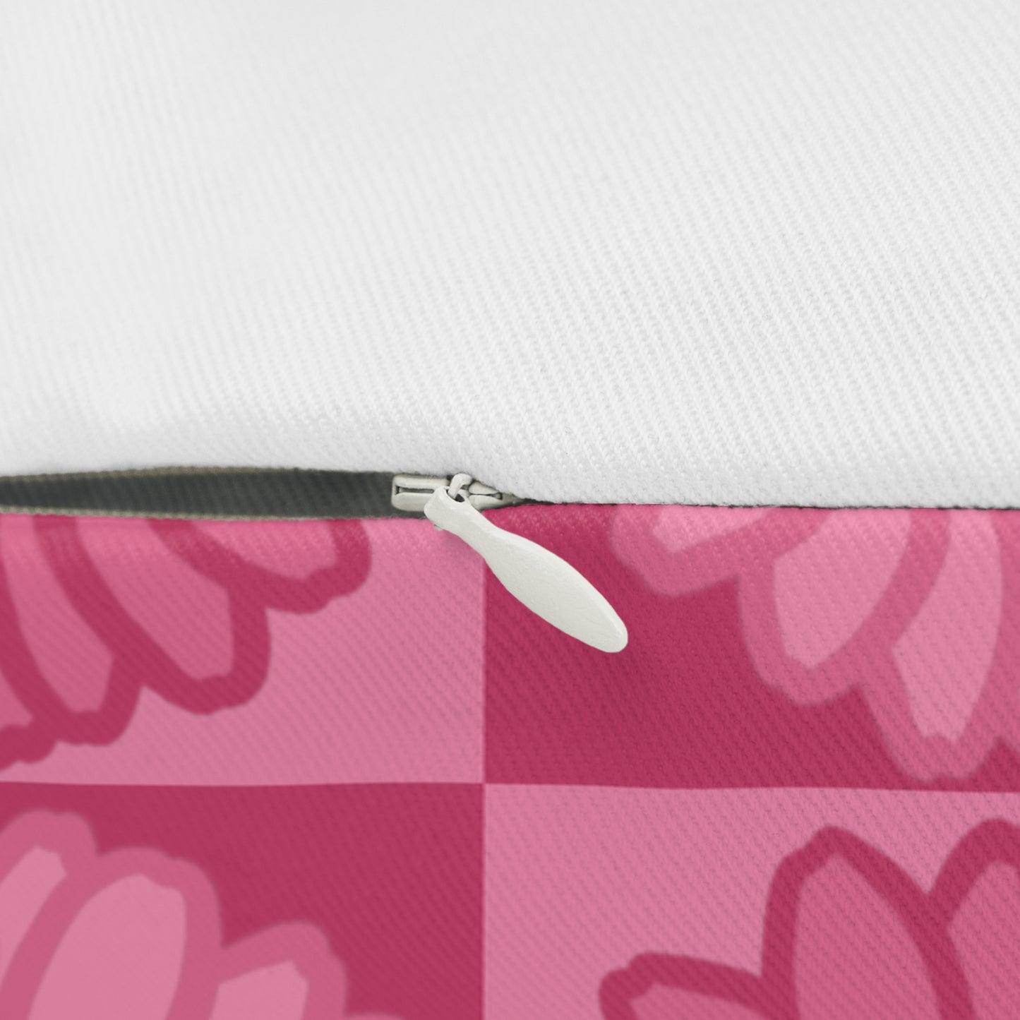 Isaiah 40:8 - Pink Daisy Throw Pillow