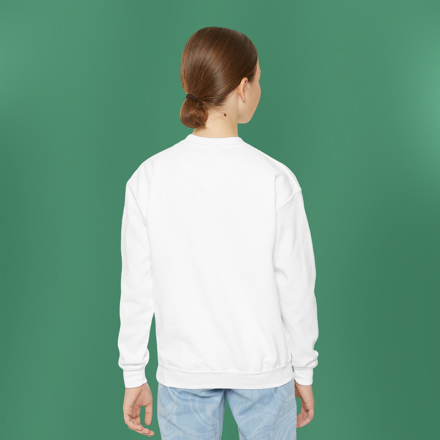 Fearfully and Wonderfully Made - Light Grayscale Children's Crewneck Sweatshirt