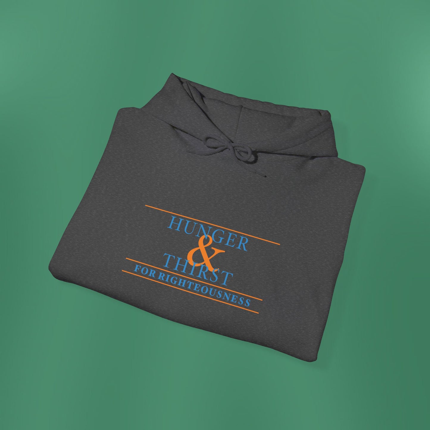 Hunger and Thirst - Blue Hooded Sweatshirt