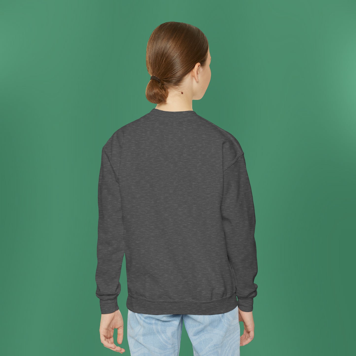Fearfully and Wonderfully Made - Purple Girl's Crewneck Sweatshirt