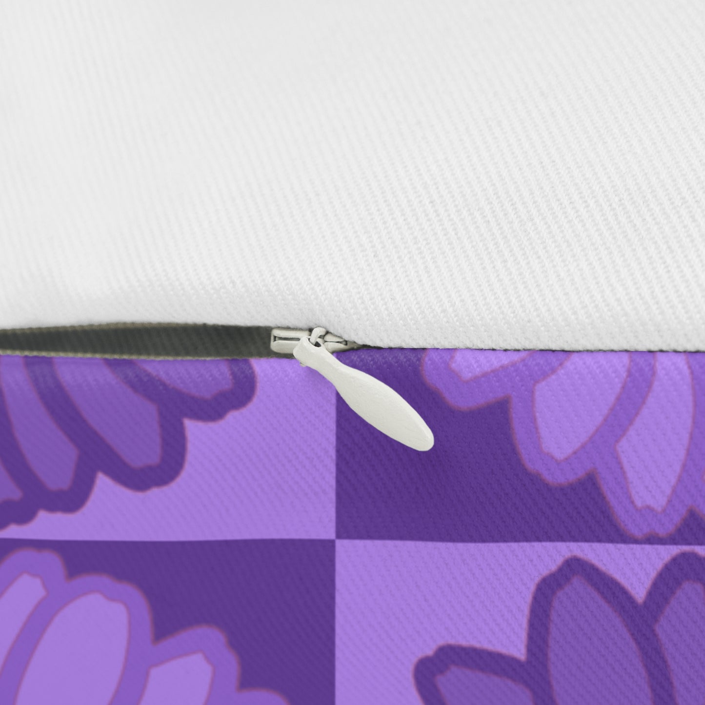 Isaiah 40:8 - Purple Daisy Throw Pillow