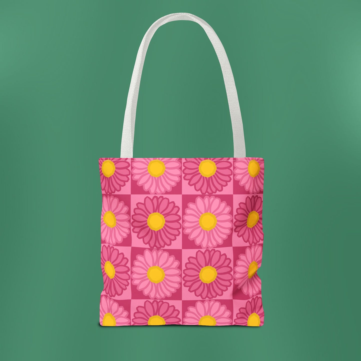 Isaiah 40:8 - Pink Daisy Tote Bag