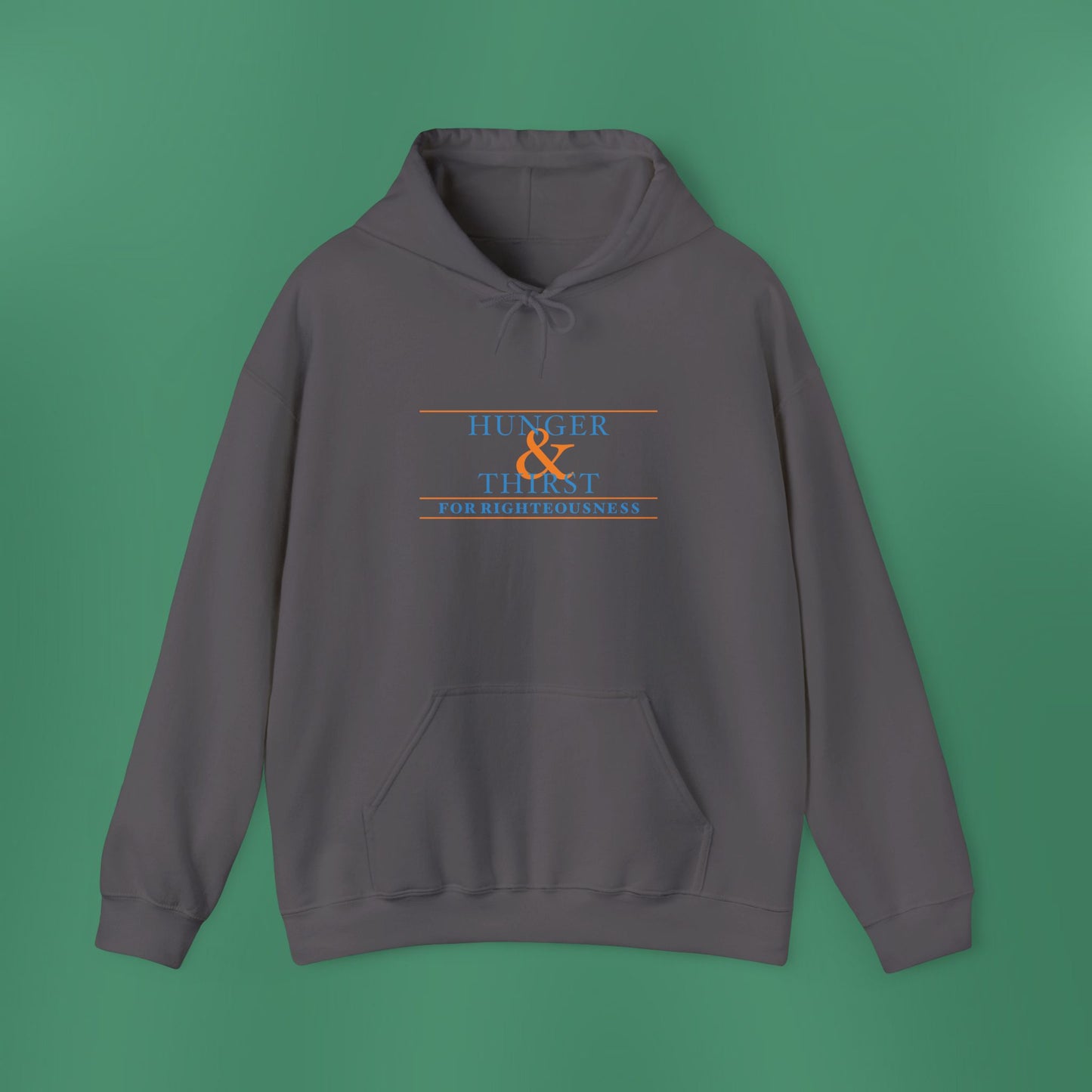 Hunger and Thirst - Blue Hooded Sweatshirt