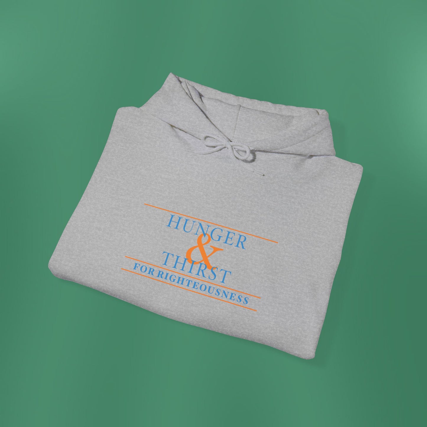 Hunger and Thirst - Blue Hooded Sweatshirt