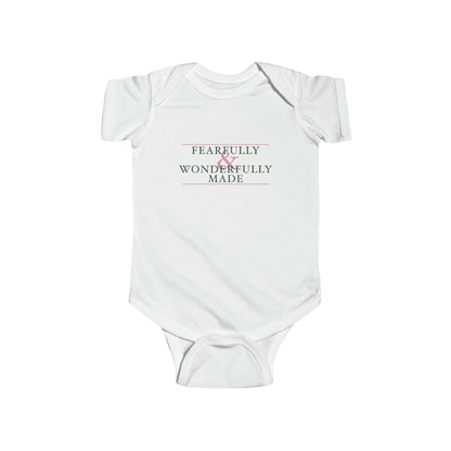 Fearfully and Wonderfully Made - Green Baby Onesie