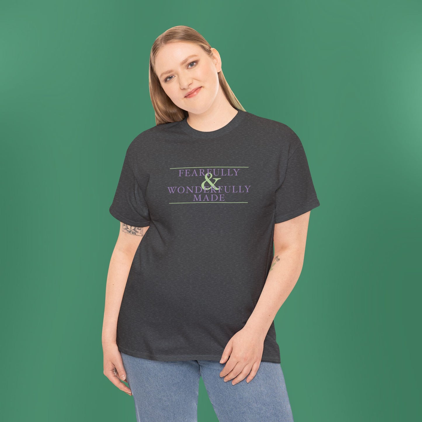 Fearfully and Wonderfully Made - Purple Women's T-Shirt