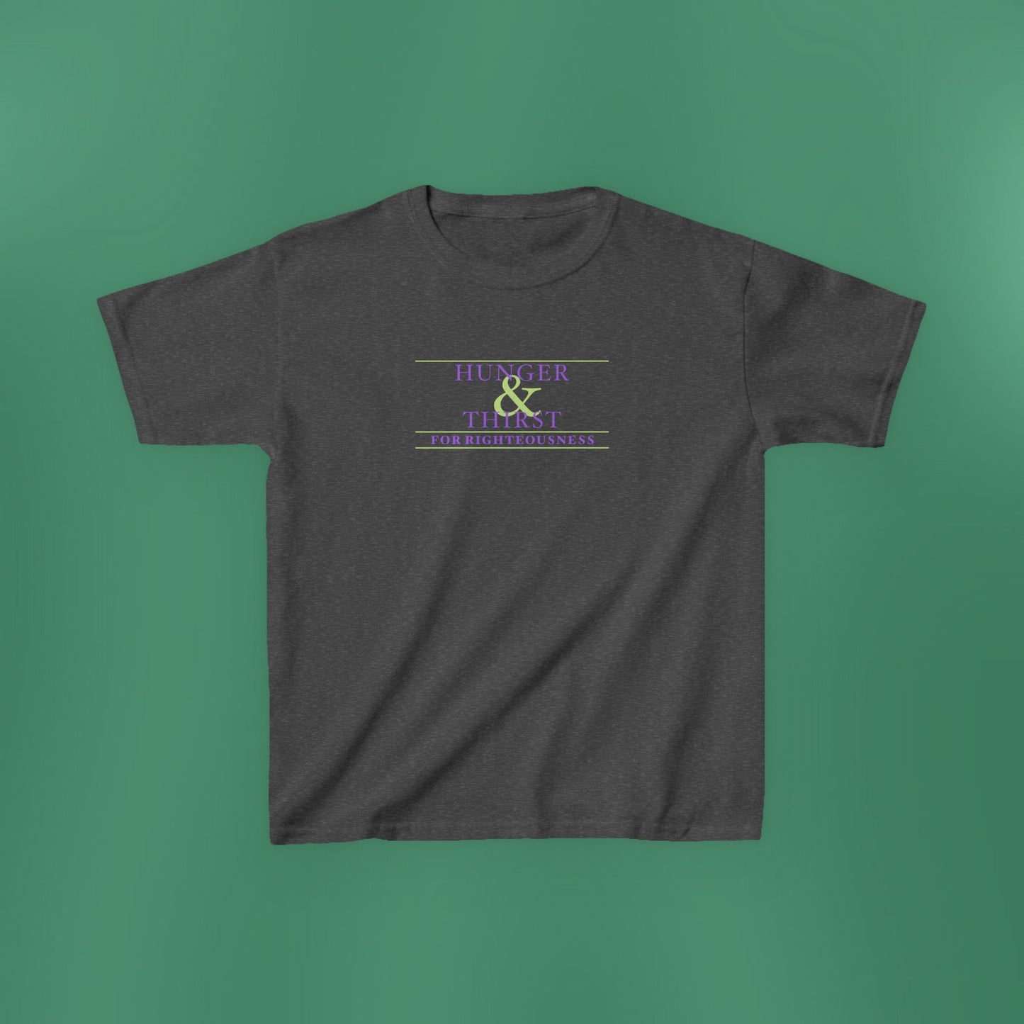 Hunger and Thirst - Purple Girl's T-Shirt