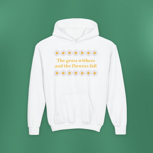 Isaiah 40:8 - Classic Daisy Girl's Hooded Sweatshirt