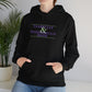 Fearfully and Wonderfully Made - Purple Women's Hooded Sweatshirt
