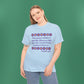 Isaiah 40:8 - Purple Daisy Cotton T-Shirt (Front Only)