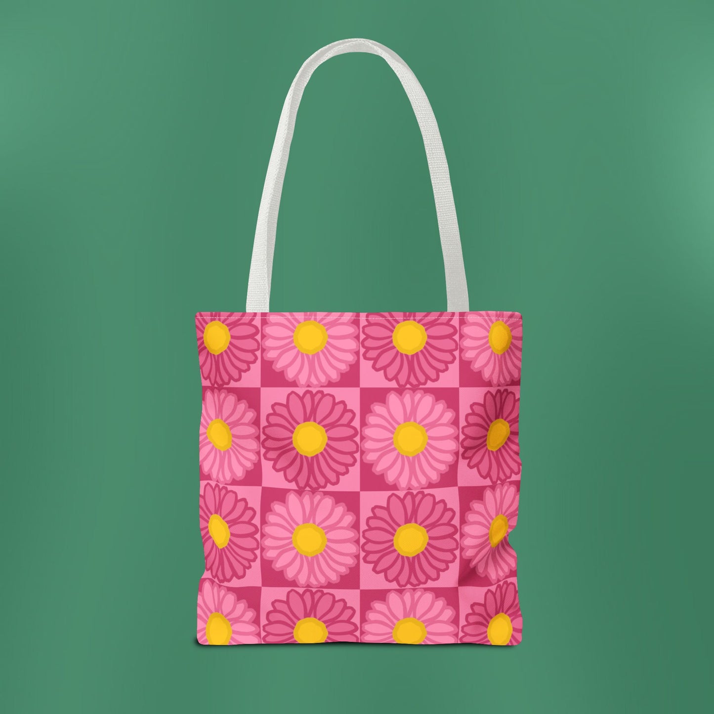 Isaiah 40:8 - Pink Daisy Tote Bag