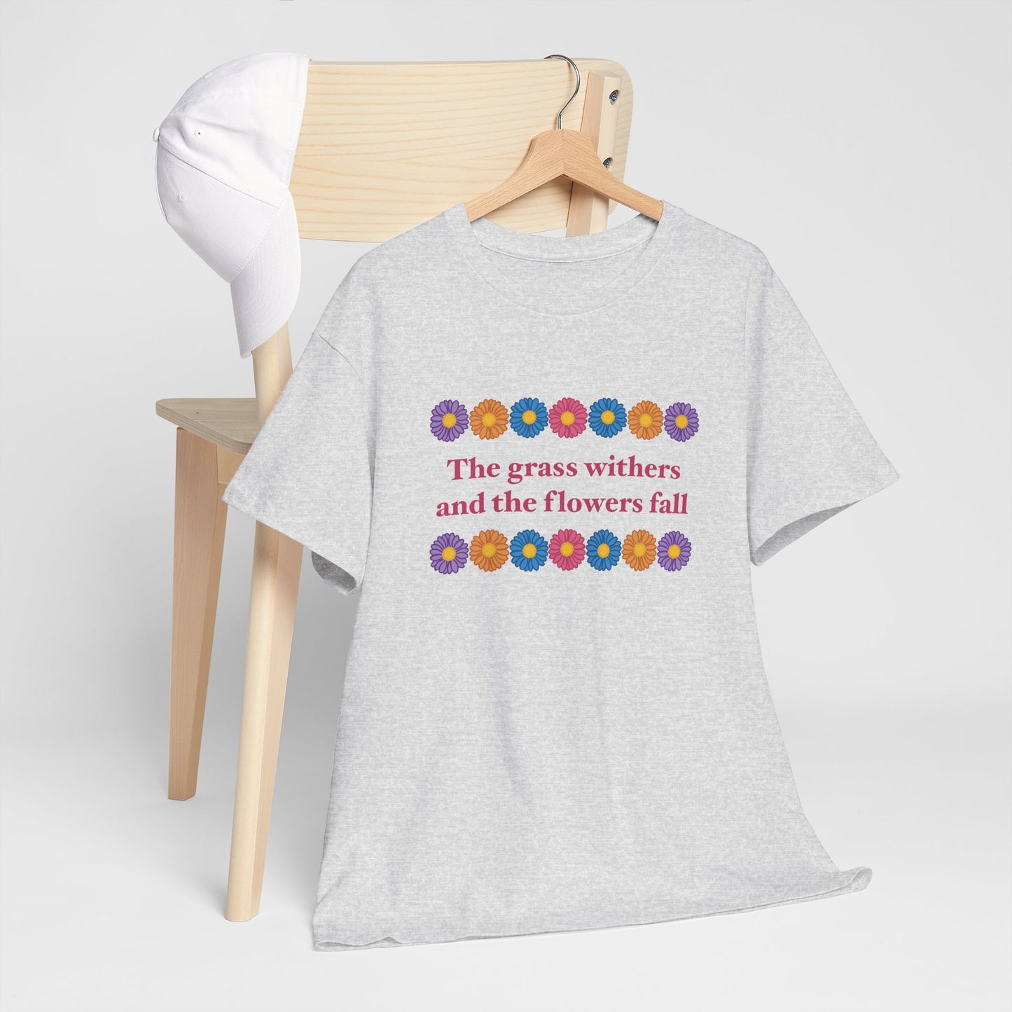 Isaiah 40:8 - Multi Daisy Cotton T-Shirt