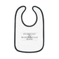 Fearfully and Wonderfully Made - Light Grayscale Baby Bib