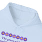 Isaiah 40:8 - Purple Daisy Hooded Sweatshirt