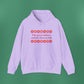 Isaiah 40:8 - Pink Daisy Hooded Sweatshirt