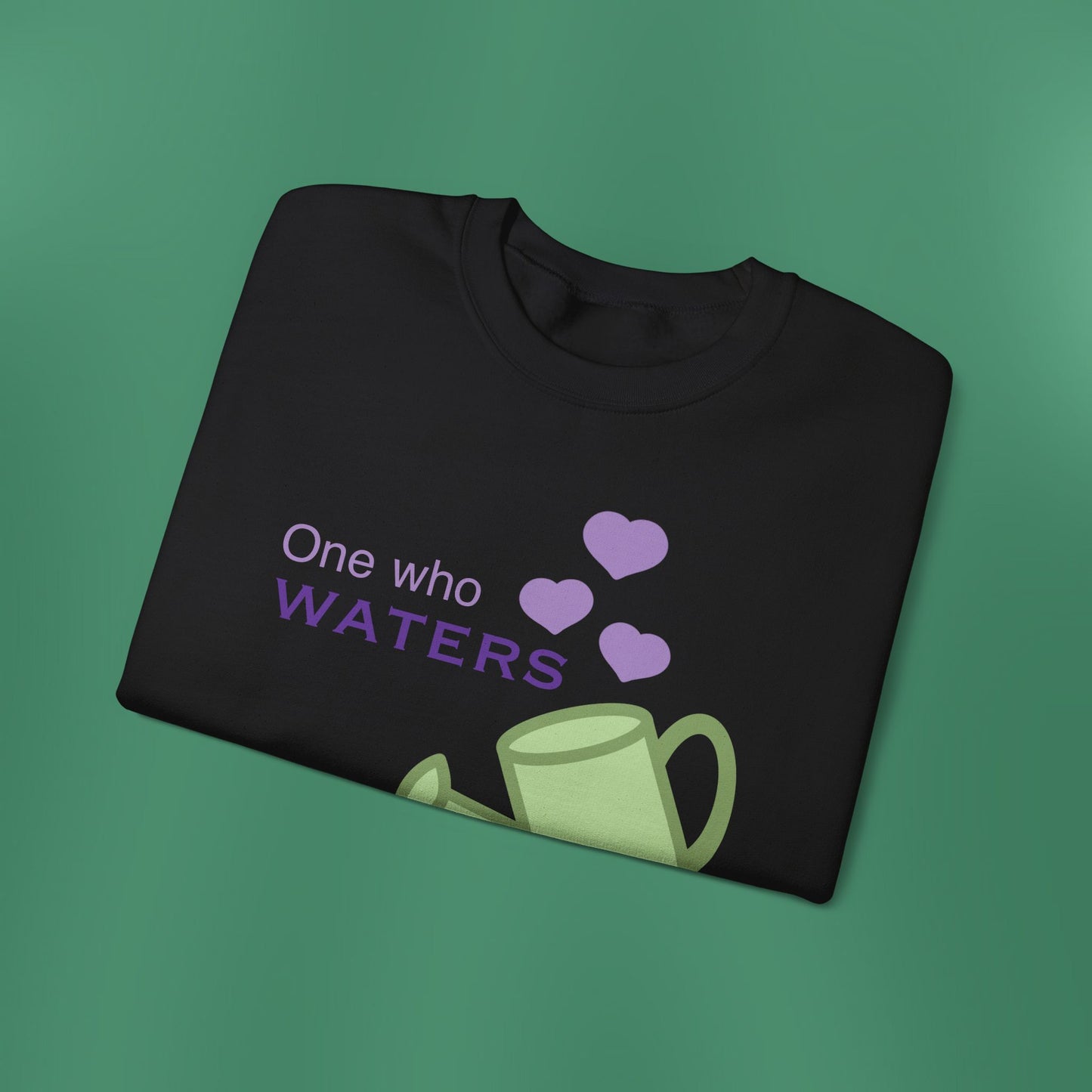 Psalm 11:25 - Purple Crewneck Sweatshirt (Front Only)