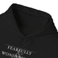 Fearfully and Wonderfully Made - Dark Grayscale Hooded Sweatshirt