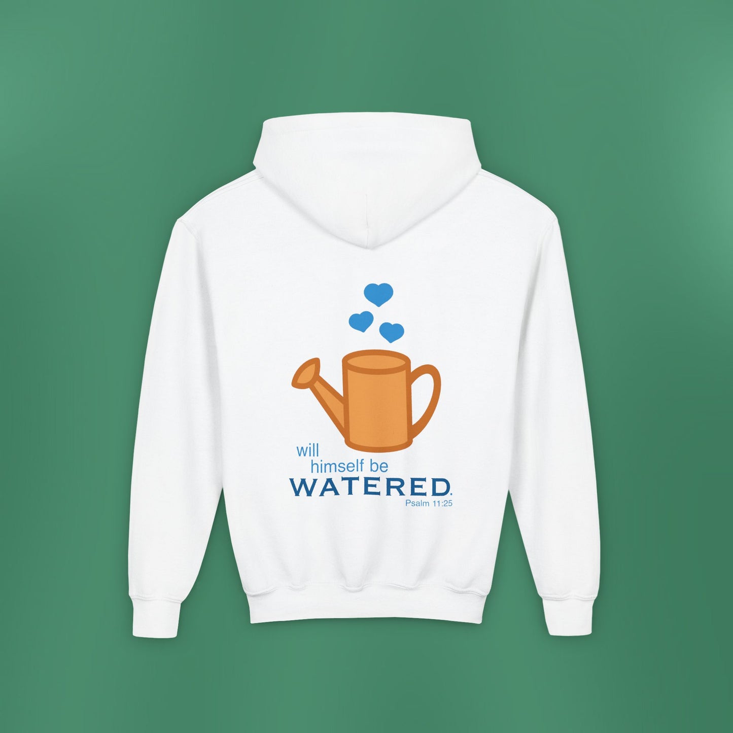 Psalm 11:25 - Blue Girl's Hooded Sweatshirt