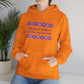 Isaiah 40:8 - Purple Daisy Hooded Sweatshirt