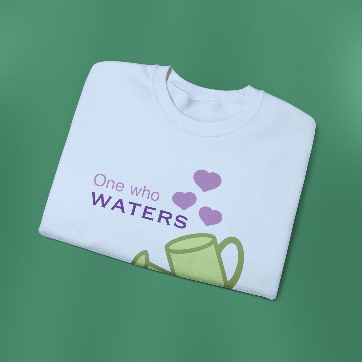 Psalm 11:25 - Purple Crewneck Sweatshirt (Front Only)