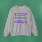 Isaiah 40:8 - Purple Daisy Women's Crewneck Sweatshirt