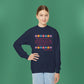 Isaiah 40:8 - Multi Daisy Girl's Crewneck Sweatshirt