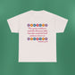 Isaiah 40:8 - Multi Daisy Cotton T-Shirt (Front Only)