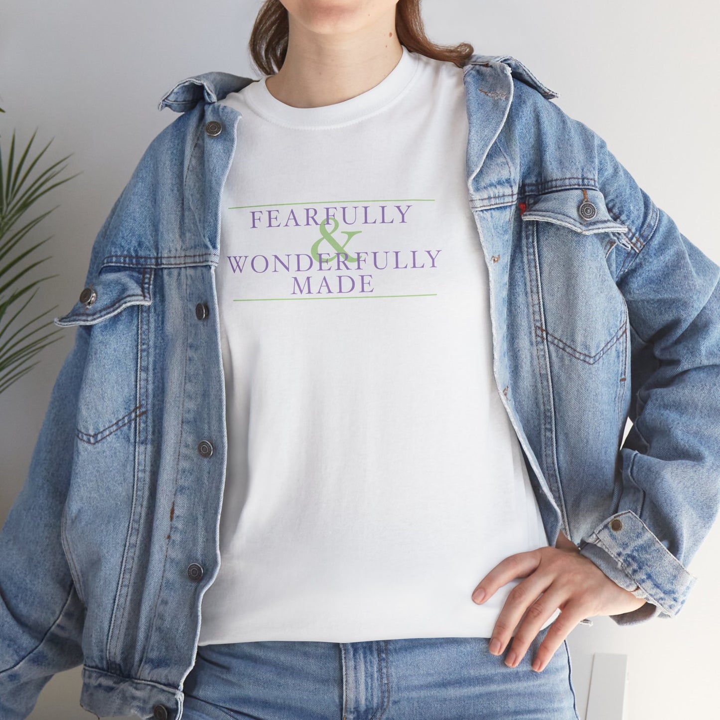 Fearfully and Wonderfully Made - Purple Women's T-Shirt