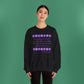 Isaiah 40:8 - Purple Daisy Women's Crewneck Sweatshirt