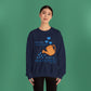 Psalm 11:25 - Blue Crewneck Sweatshirt (Front Only)