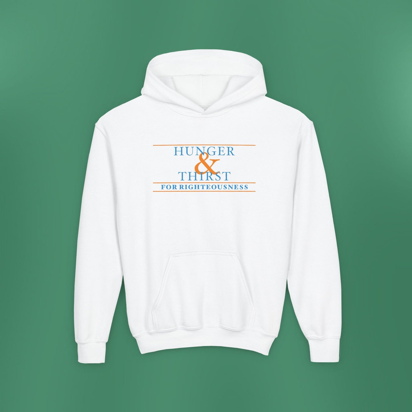 Hunger and Thirst - Blue Children's Hooded Sweatshirt