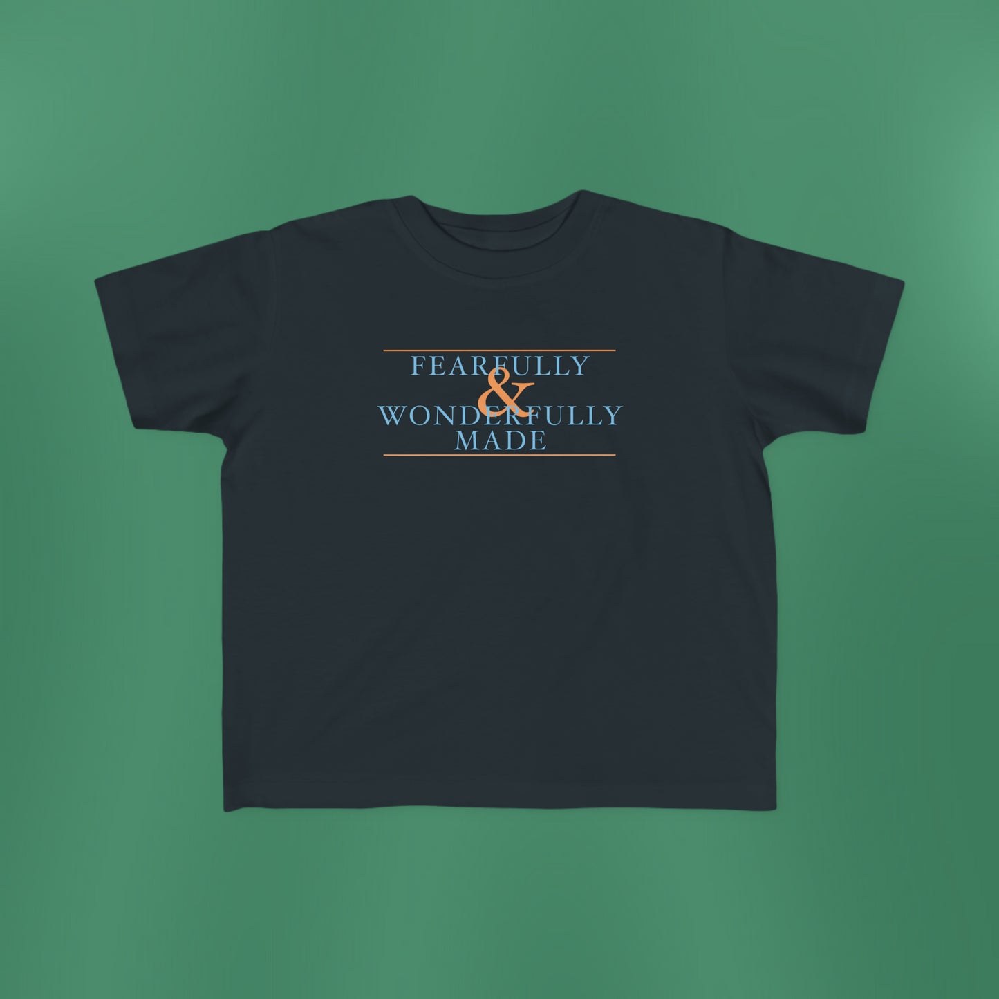 Fearfully and Wonderfully Made - Blue Toddler T-Shirt
