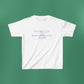 Fearfully and Wonderfully Made - Purple Children's T-Shirt