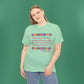 Isaiah 40:8 - Multi Daisy Cotton T-Shirt (Front Only)