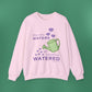 Psalm 11:25 - Purple Crewneck Sweatshirt (Front Only)