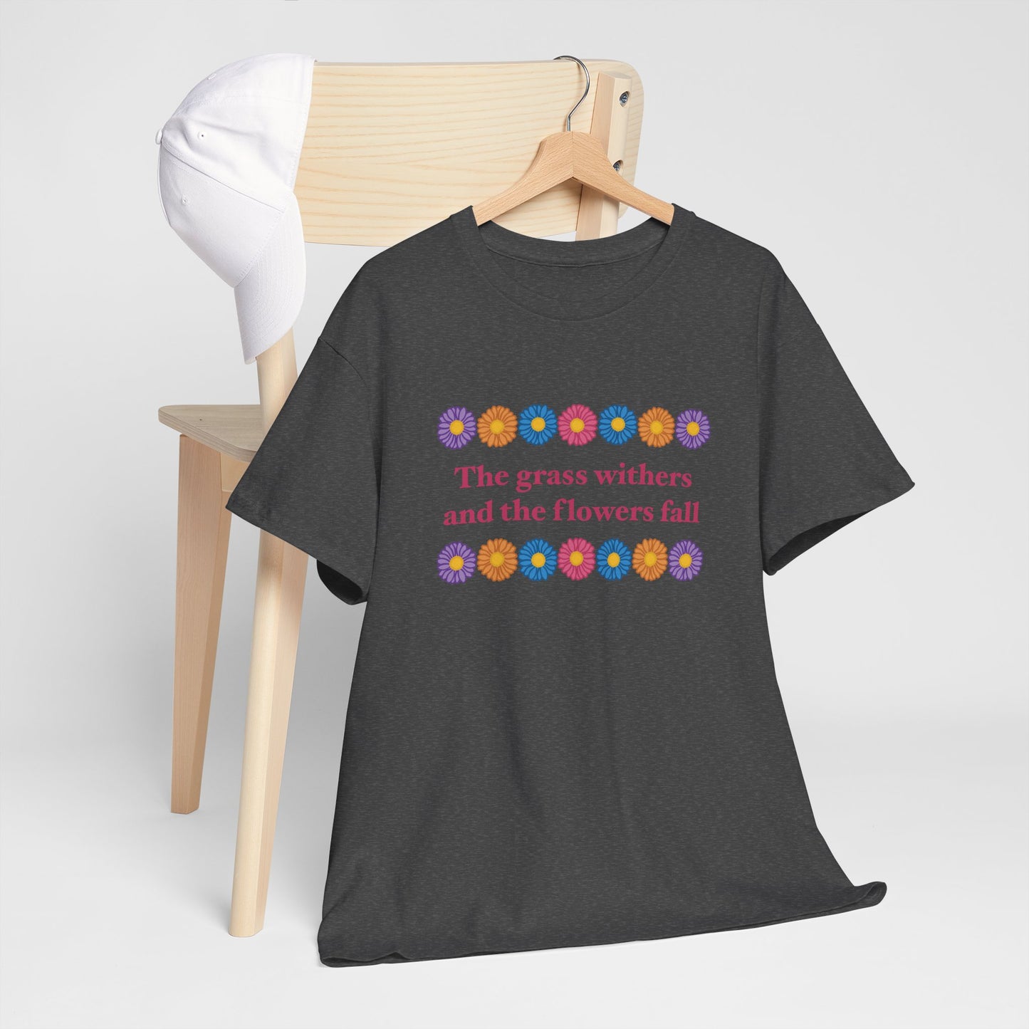 Isaiah 40:8 - Multi Daisy Cotton T-Shirt