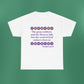 Isaiah 40:8 - Purple Daisy Cotton T-Shirt (Front Only)
