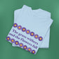 Isaiah 40:8 - Purple Daisy Cotton T-Shirt