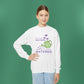 Psalm 11:25 - Purple Girl's Crewneck Sweatshirt