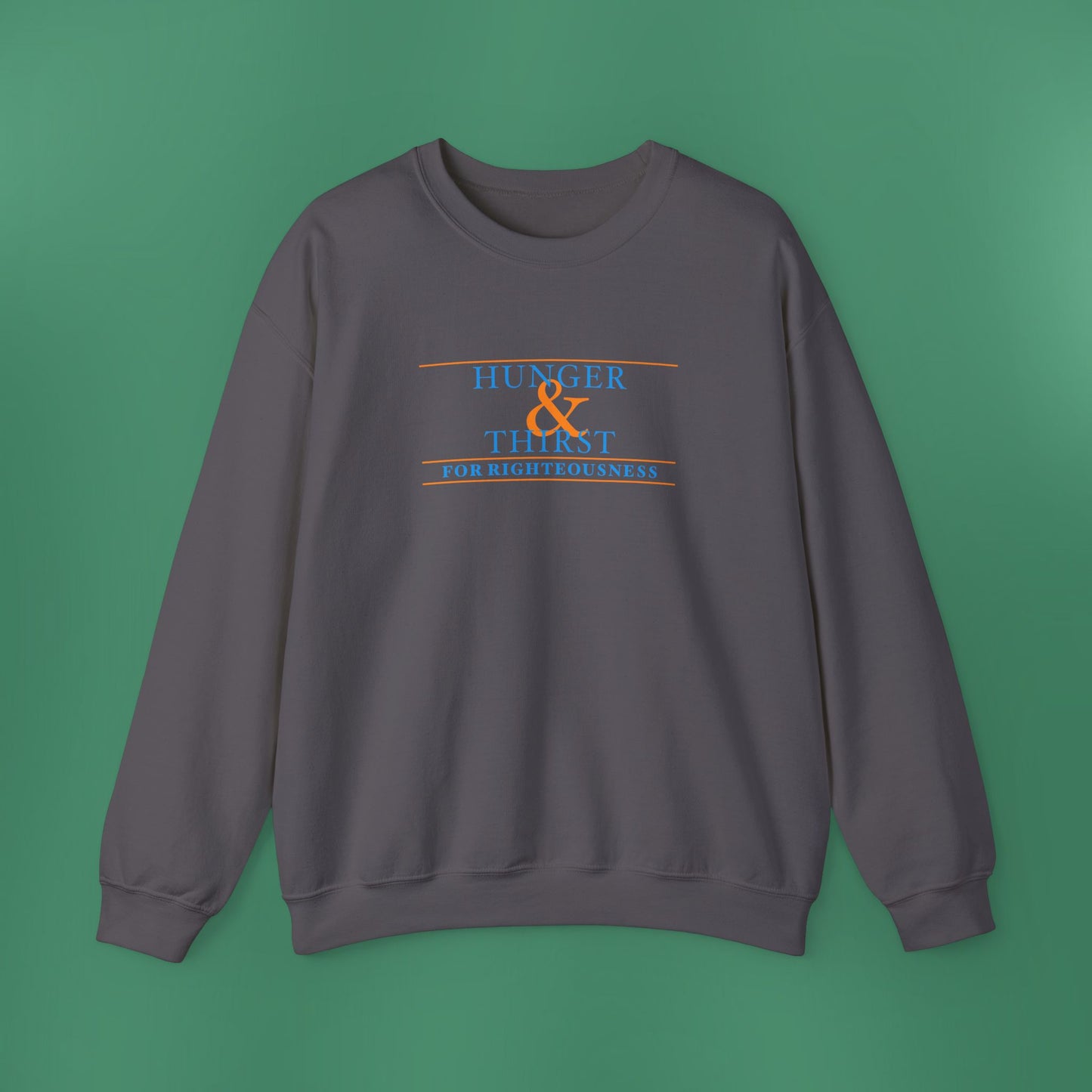 Hunger and Thirst - Blue Crewneck Sweatshirt