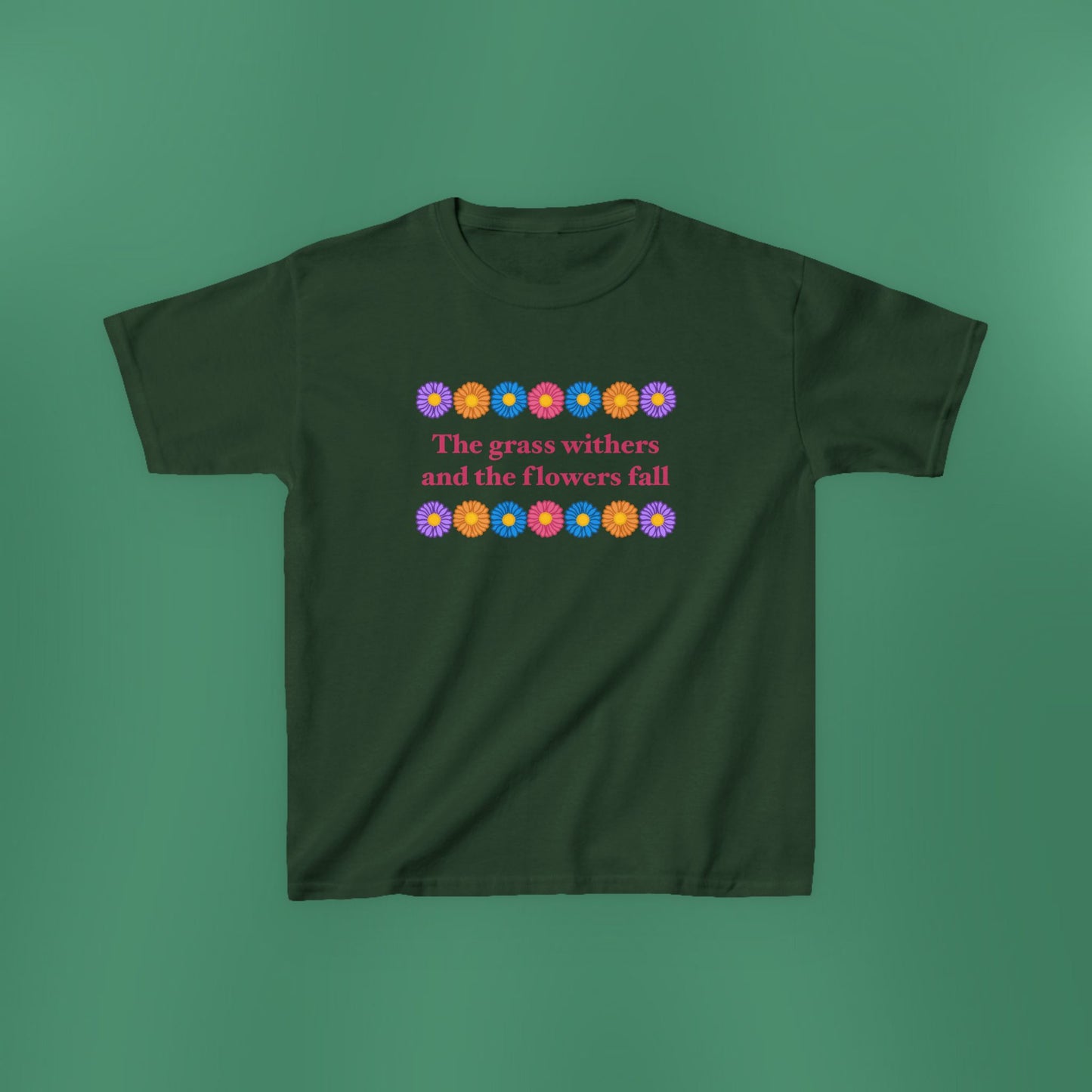 Isaiah 40:8 - Multi Daisy Girl's T-Shirt