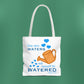 Psalm 11:25 - Blue Tote Bag