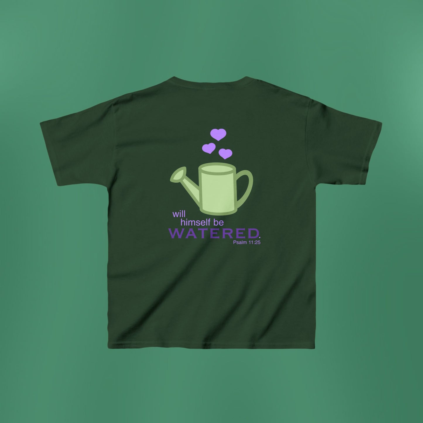 Psalm 11:25 - Purple Girl's T-Shirt