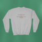 Fearfully and Wonderfully Made - Green Girl's Crewneck Sweatshirt